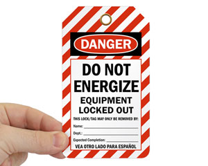 Do Not Energize Tags
