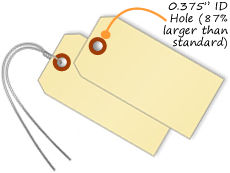  Large Hole Manila Tags