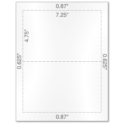 Laser Sheets, Letter Size, Portrait format Signs, SKU: LH-0100