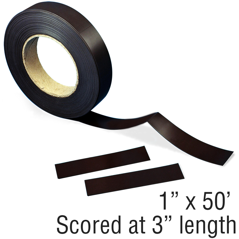 Plain Magnetic Roll Stock, 1 in. x 50' Signs, SKU: LH-0156