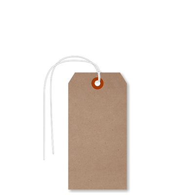 White Aviditi Shipping Tag 5-1/4 H x 2-5/8 W Case of 1000 G11061G 13 Point Cardstock 