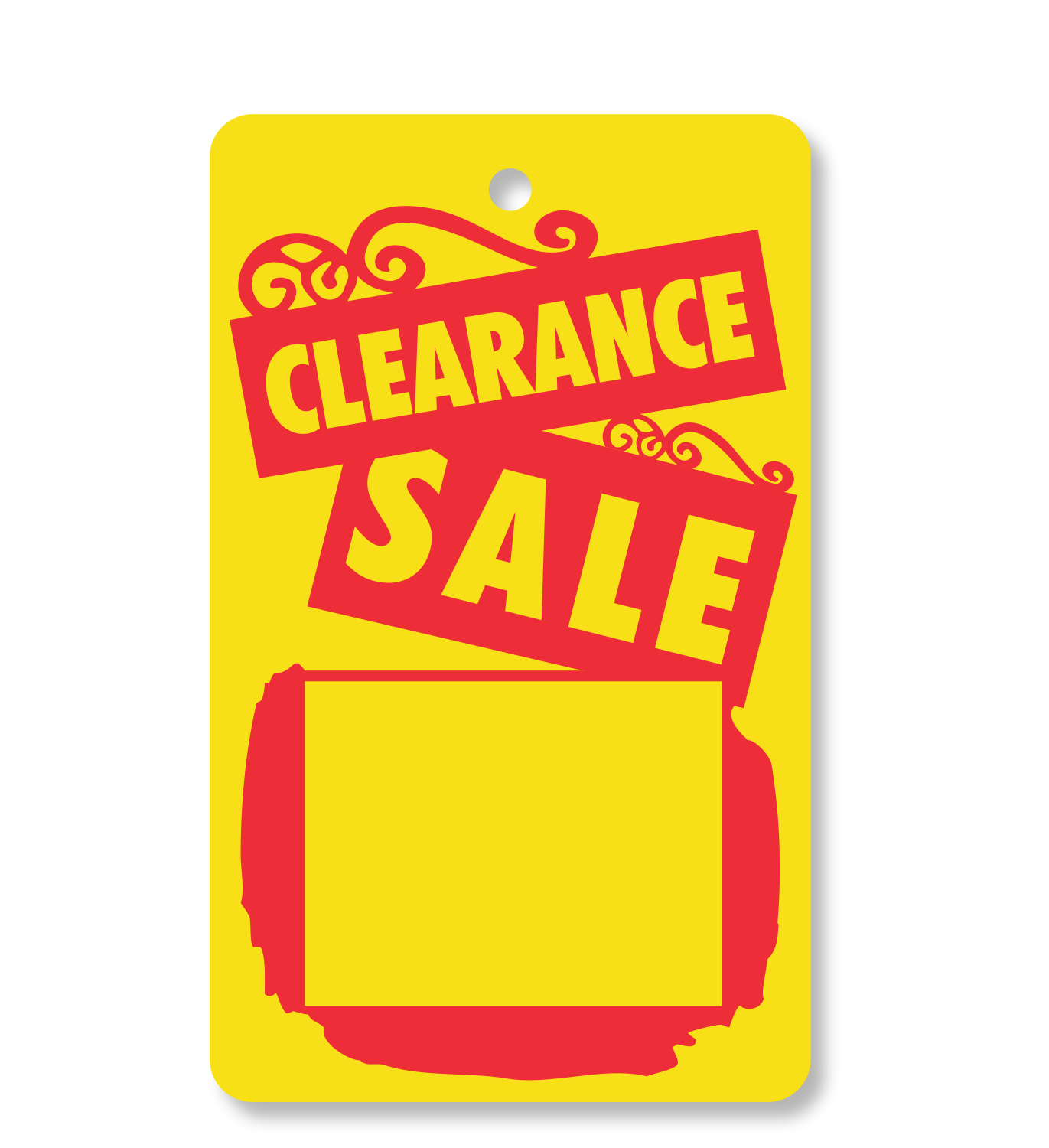Clearance Sale Tags - Product Tag - Sale Price Tag, SKU: TG-0458