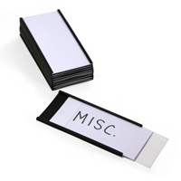Magnetic 'C' Channel Label Holder, 2 in. x 4 in.