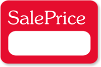 Sale Price Removable Adhesive Sticker Label