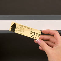 Slip Strip, Label holder strips, 1-1/2 in. x 36 in.