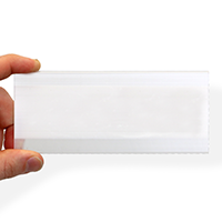 Holdex, 2-1/2 in. x 6 in., self adhesive label holder