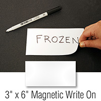 Magnetic Write-On Label Holder