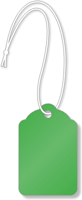 Green Merchandise Tag (with strings)