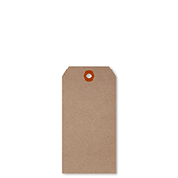 Recycled Paper Cardstock Shipping Tag
