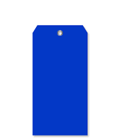 Blue Color-Coded Polypropylene Tag