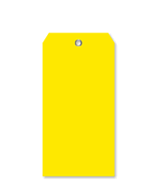 Yellow Color-Coded Polypropylene Tag