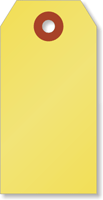 Yellow Cardstock Tags