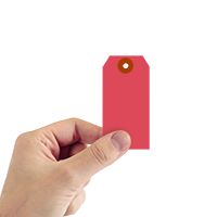 Red Cardstock Tags