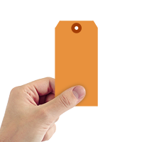Orange Cardstock Tags