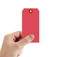 Red Cardstock Tags