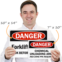 Custom Danger Sign