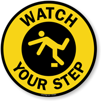 Adhesive Floor Sign